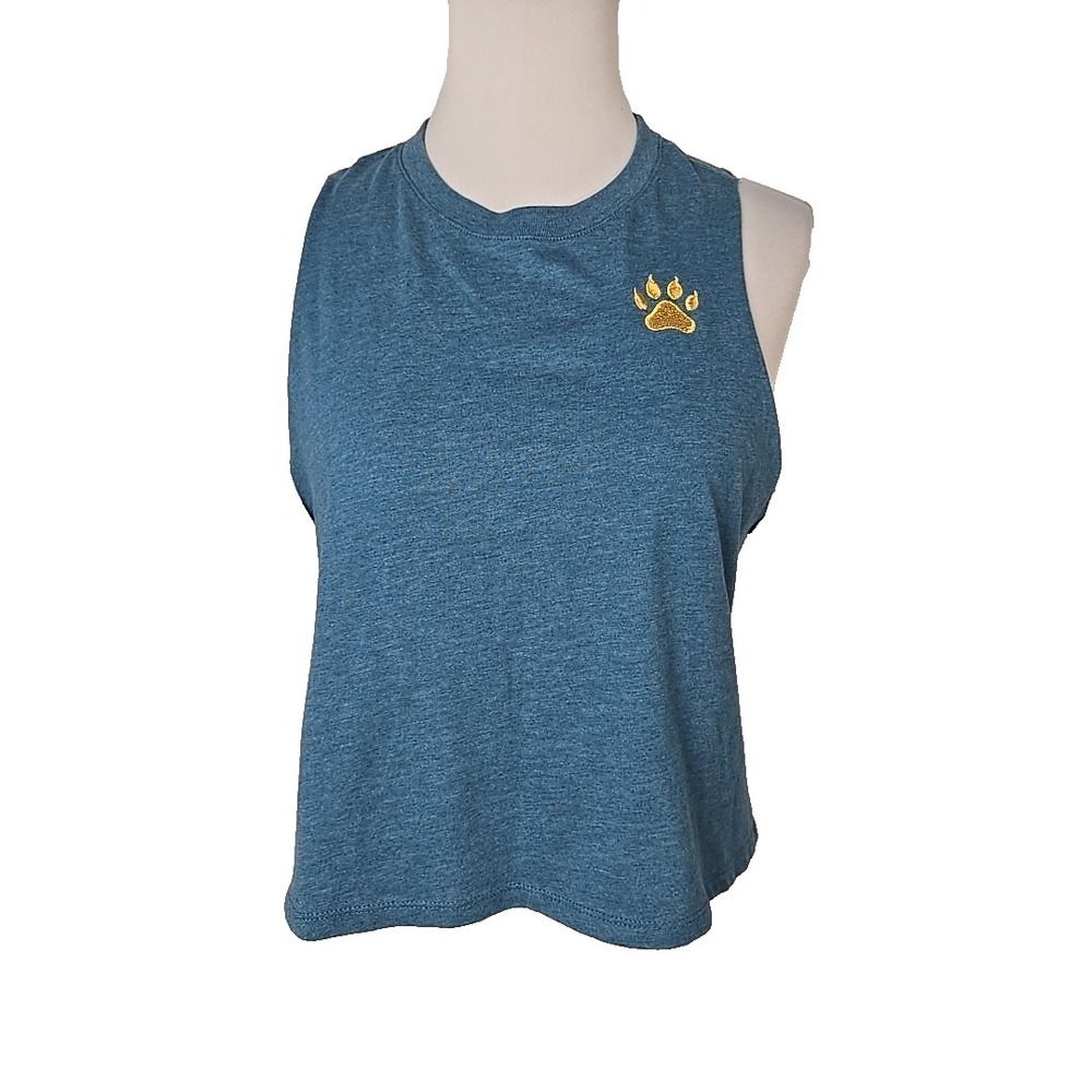 Babe Duuuvall Jacksonville Jaguar Cropped Racerback T-shirt Medium M